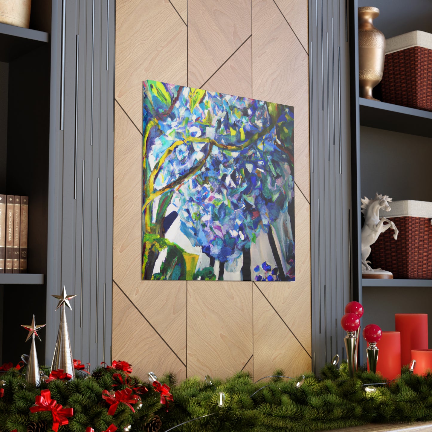 "Hydrangea in Abstraction" - Canvas