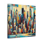 "Vibrant Urban Splendor" - Canvas