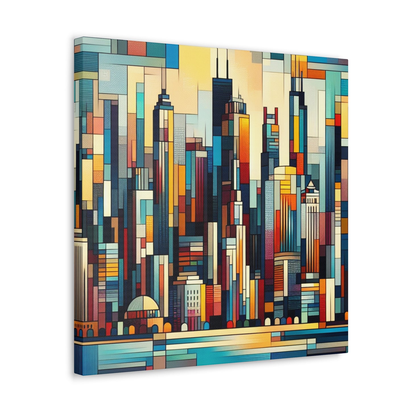 "Vibrant Urban Splendor" - Canvas