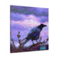 American Crows in Flight - Canvas