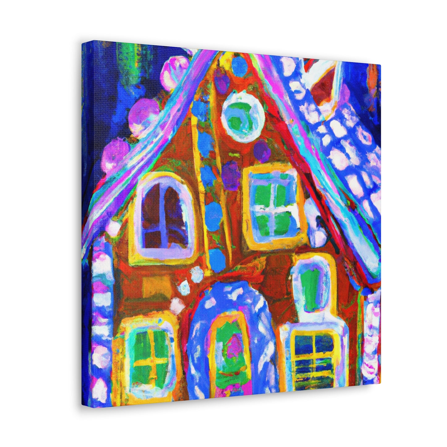 Gingerbread House Dreaming - Canvas