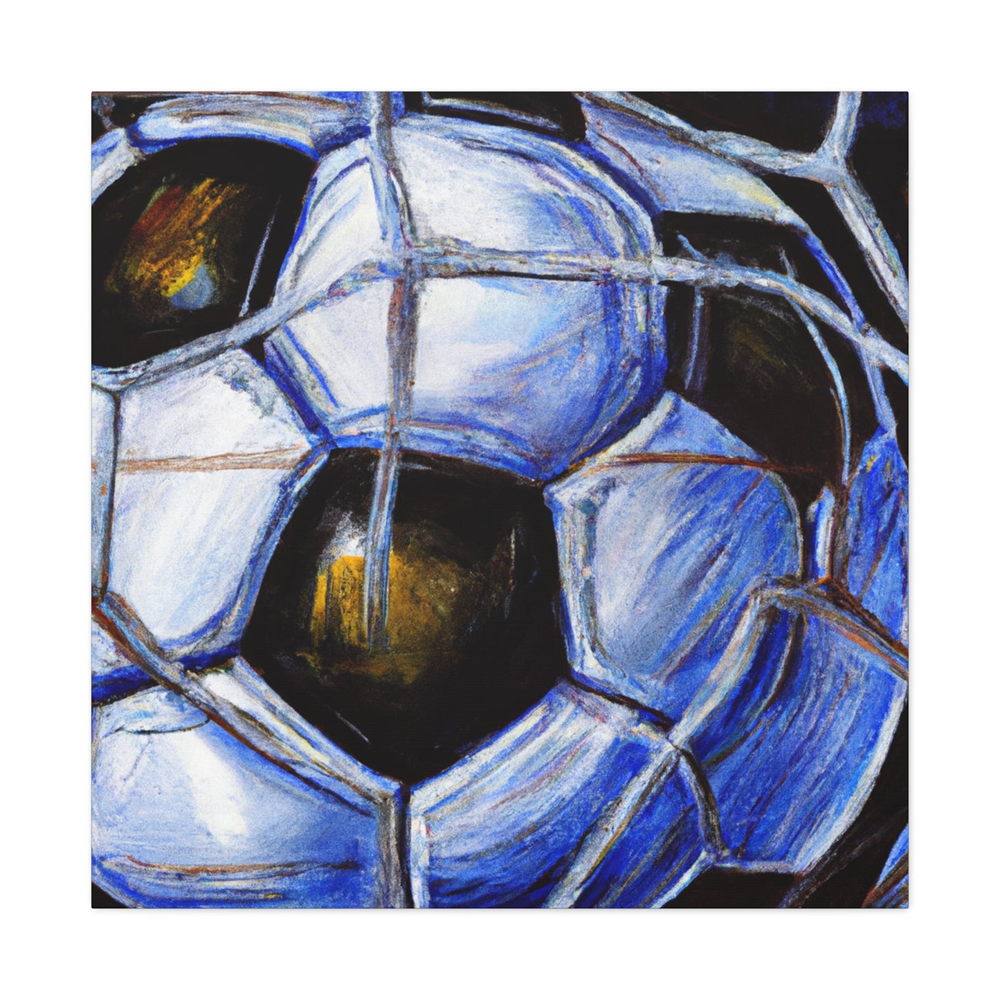 Football Frenzy Hyperrealism - Canvas