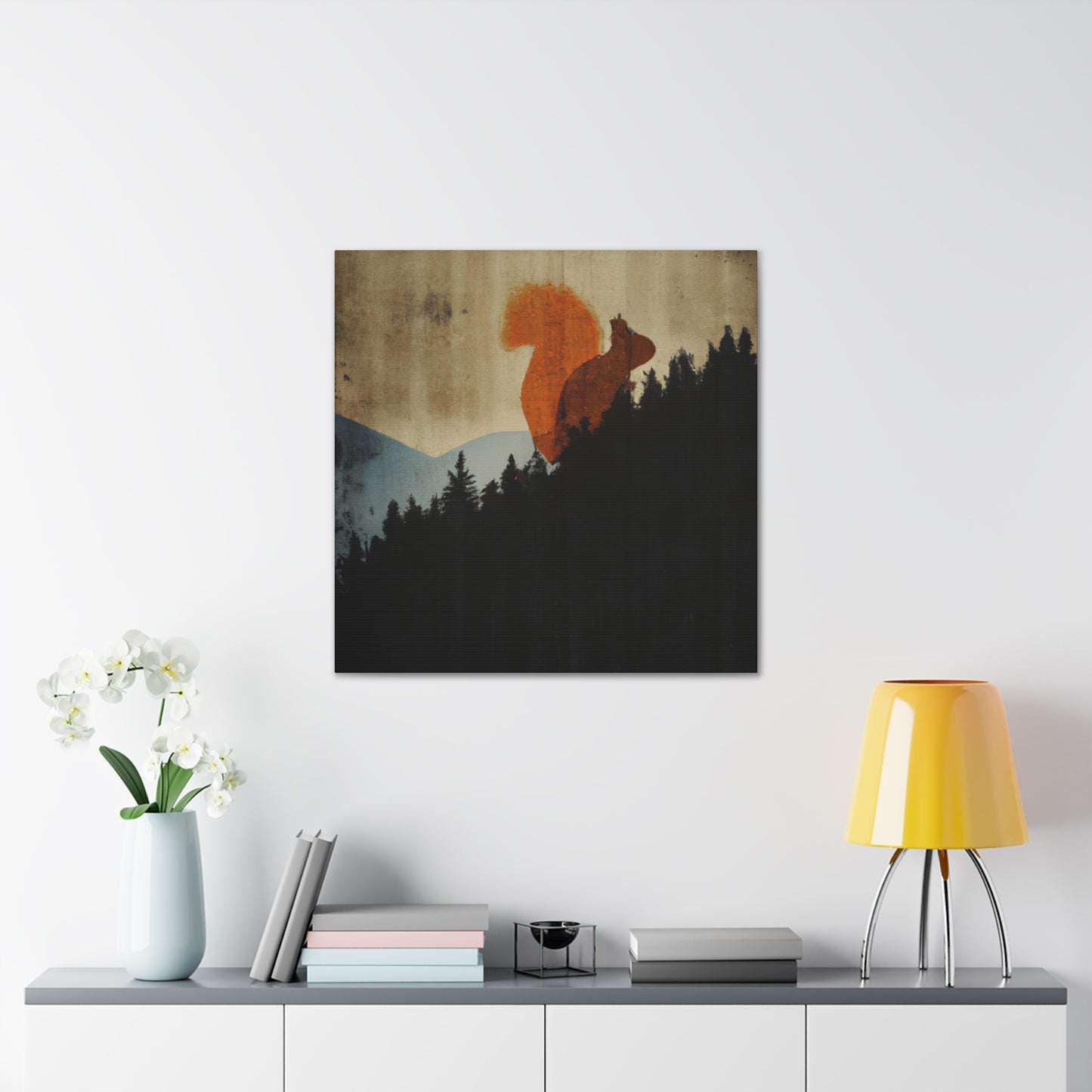 Squirrel Minimalism Dream - Canvas