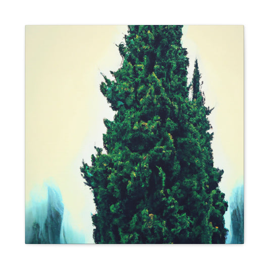 Cypress in Moonlight Shine - Canvas