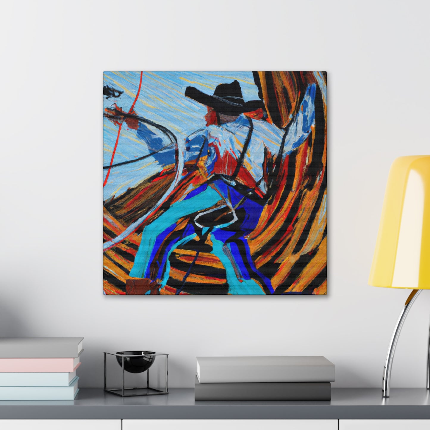 Lassoing Wild West Dreams - Canvas