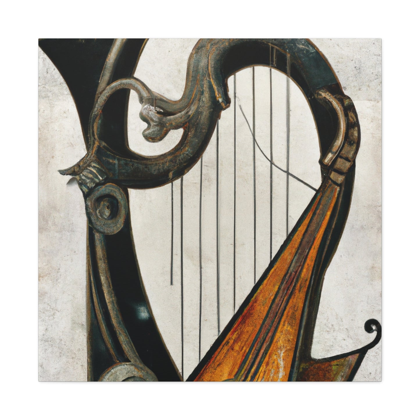 The Harp's Discordance - Canvas