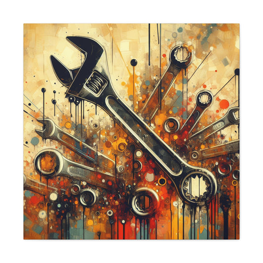 Forged Industrial Symphony - Canvas