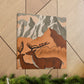 Deer at Neoclassicism - Canvas