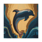 Dolphin's Grand Splendor - Canvas