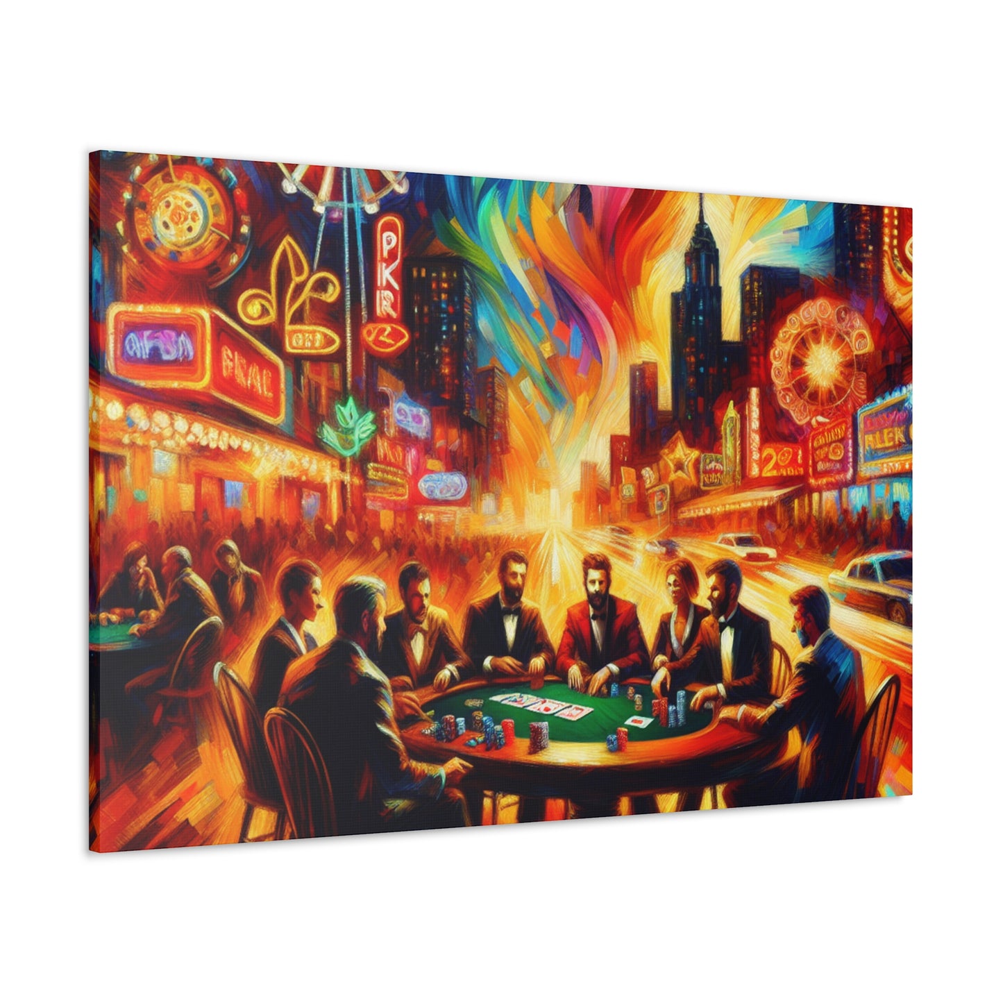 "Table of Aces" - Canvas