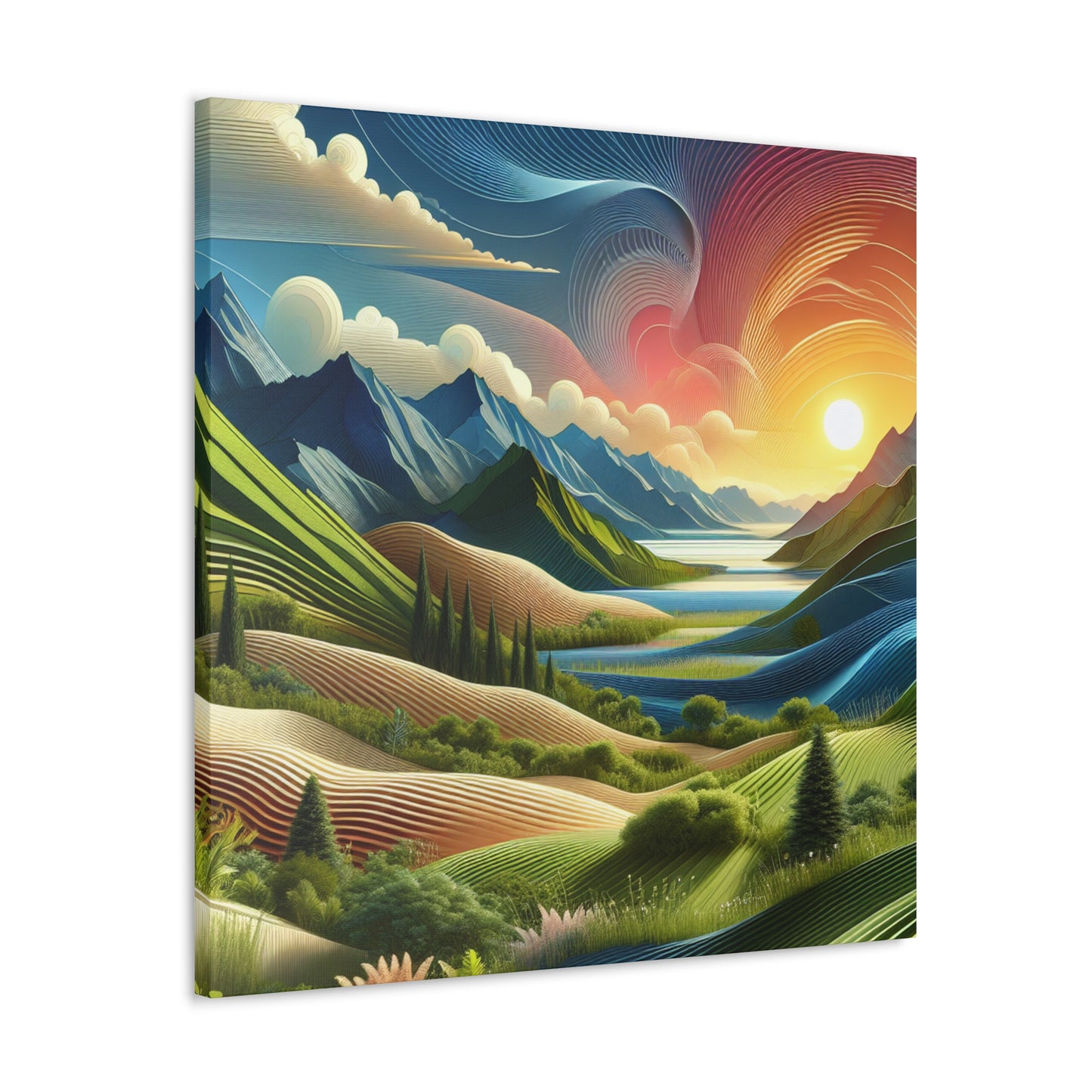 Silent Symphony of Nature - Canvas