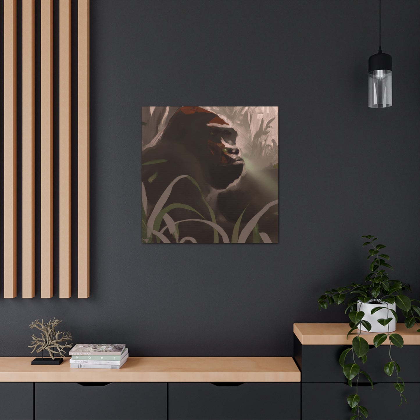 Gorilla in Deco Style - Canvas