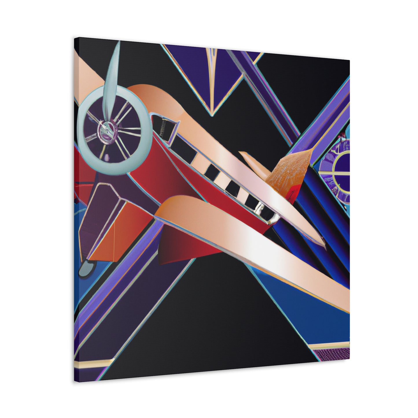 "Aviation's Art Deco" - Canvas