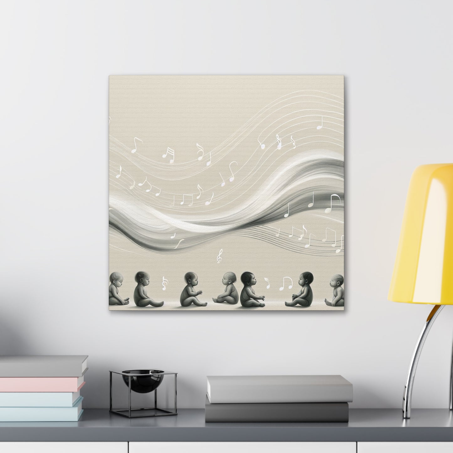 Whispering Melodies in Motion - Canvas