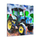 Tractor Abstract Expressionism - Canvas