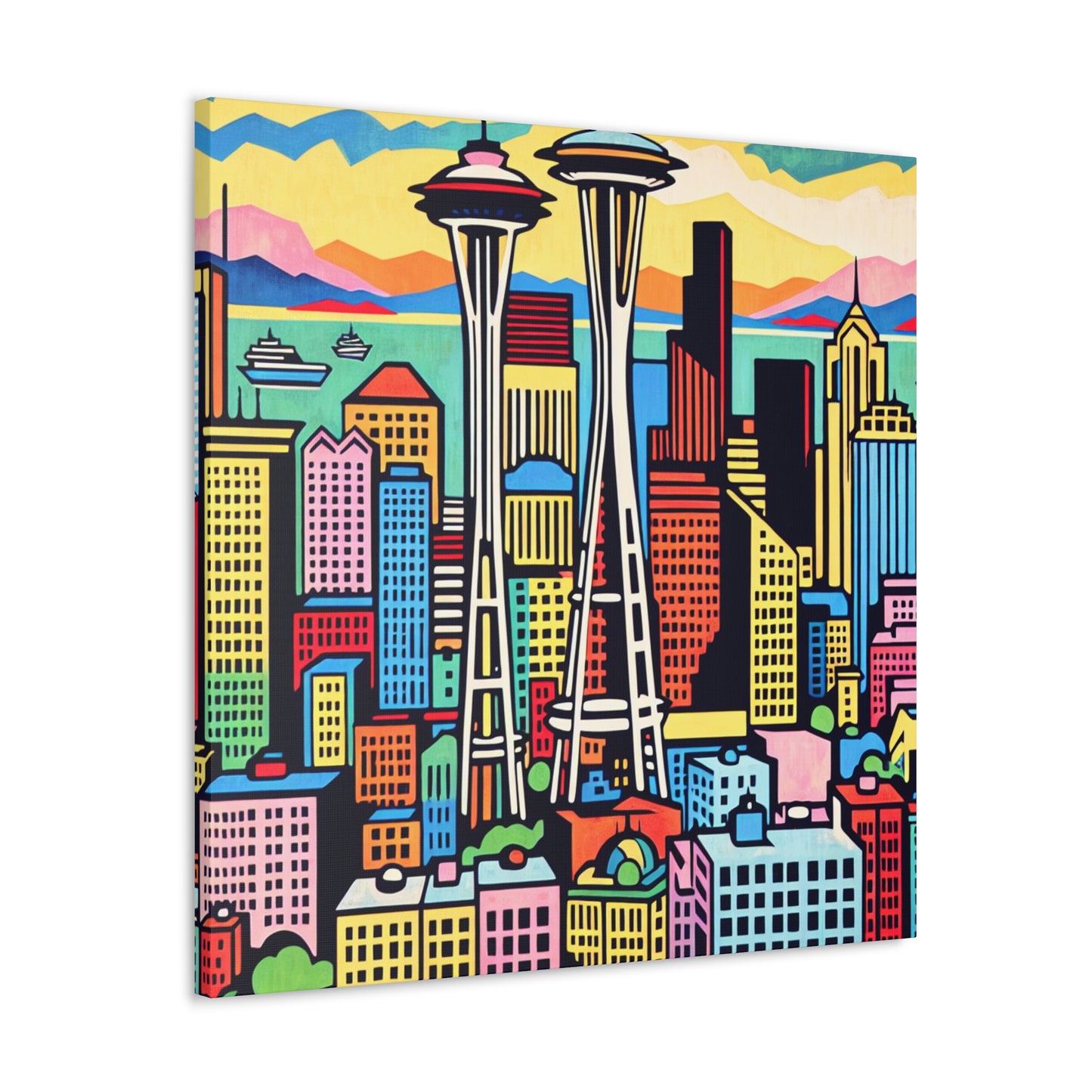 Emerald City Excitement - Canvas