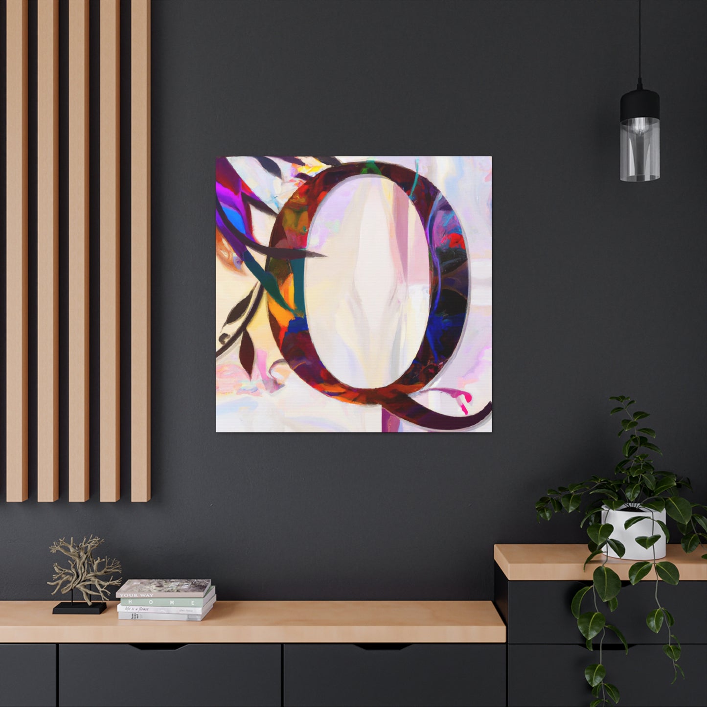 "Q in the Roaring '20s" - Canvas