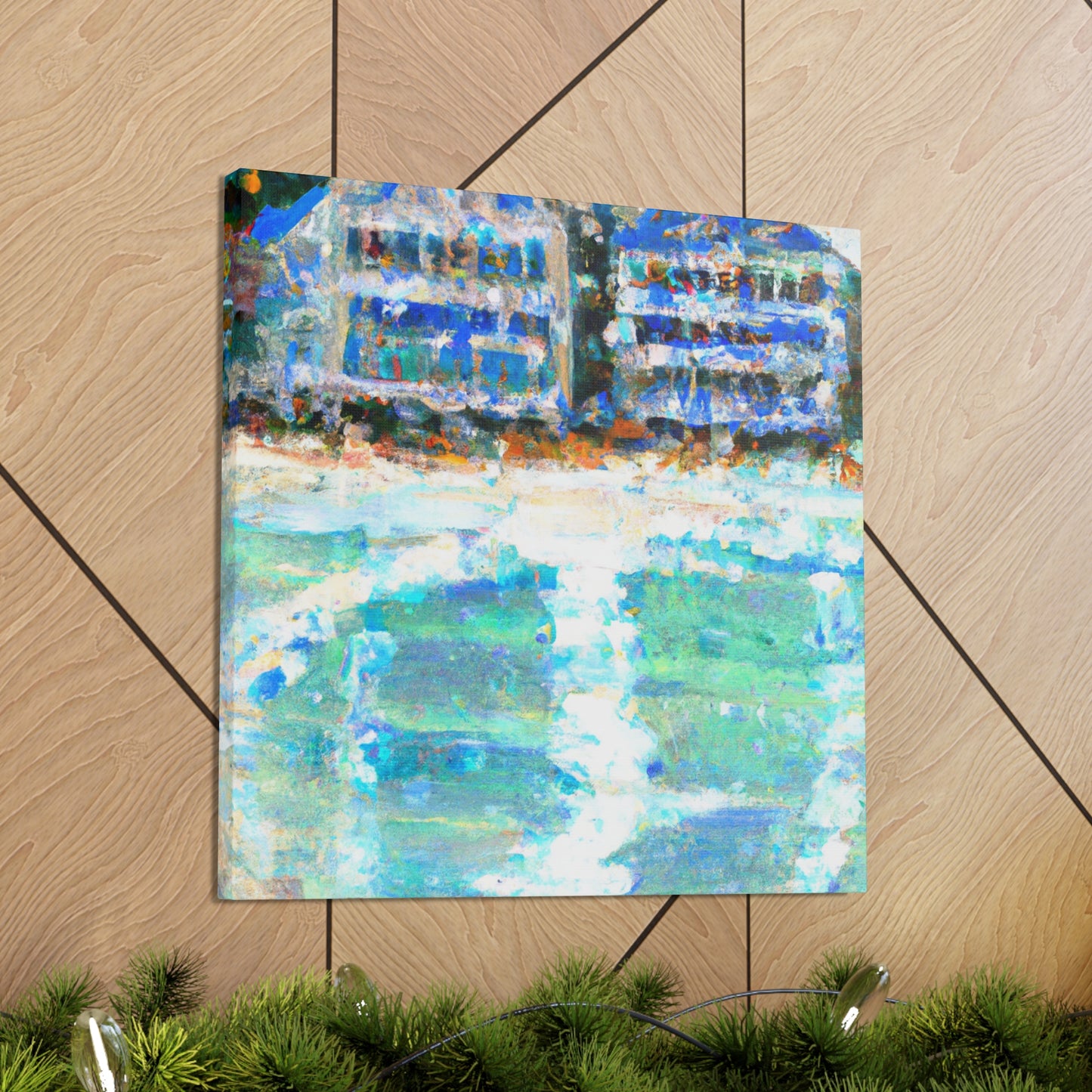 "Seascape Cottage Dreaming" - Canvas