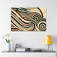 Ethereal Elegance: Racing Streaks - Canvas