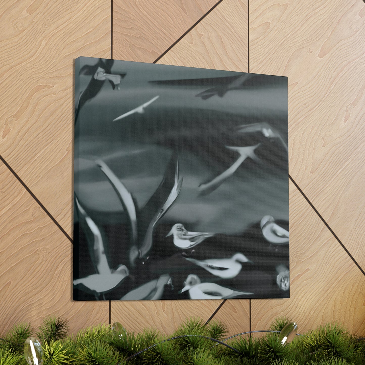 Sea Birds in Flight - Canvas