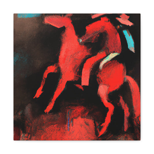 Saddle in Abstract Form - Canvas