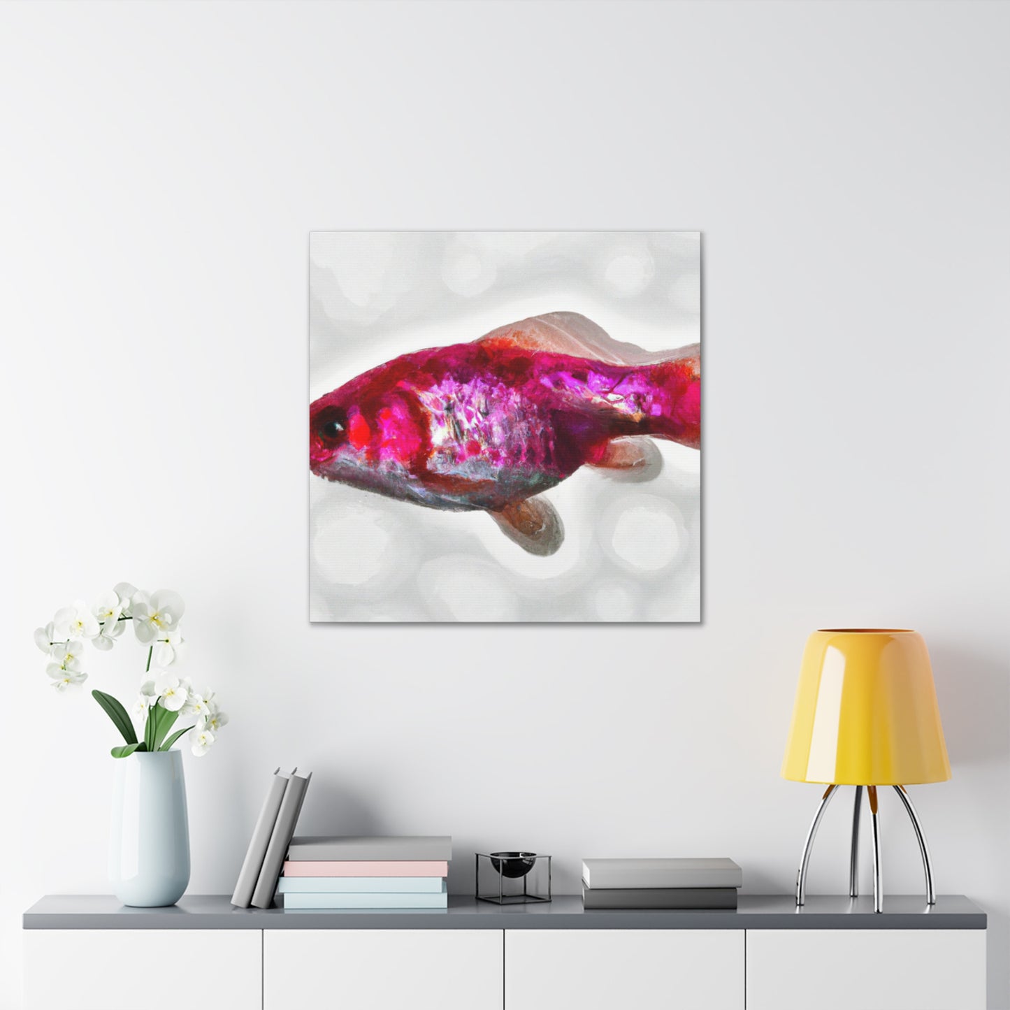 "Killifish in Bloom" - Canvas