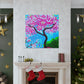 "Cherry Blossom Oasis" - Canvas