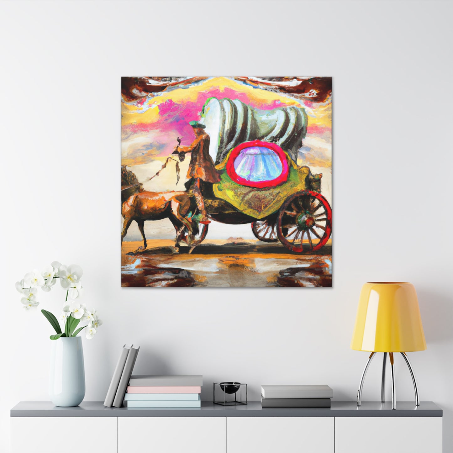 "Chuck Wagon Gallivant" - Canvas