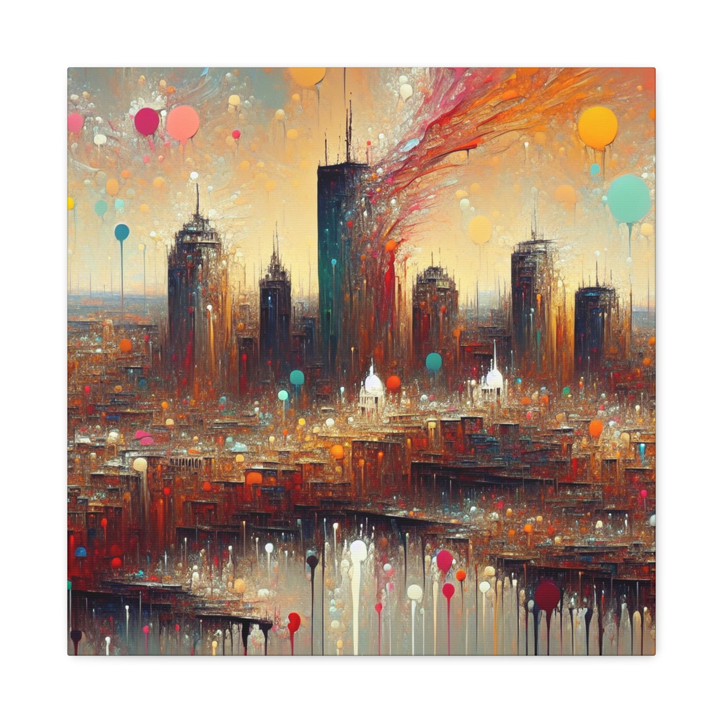 "Emerald City Sunrise" - Canvas