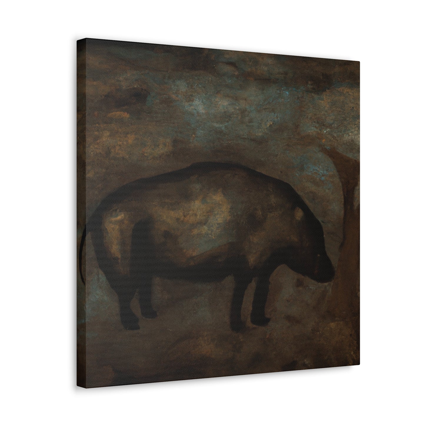 "Warthog in Turbulence" - Canvas