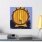 "Whiskey Barrel Minimalism" - Canvas