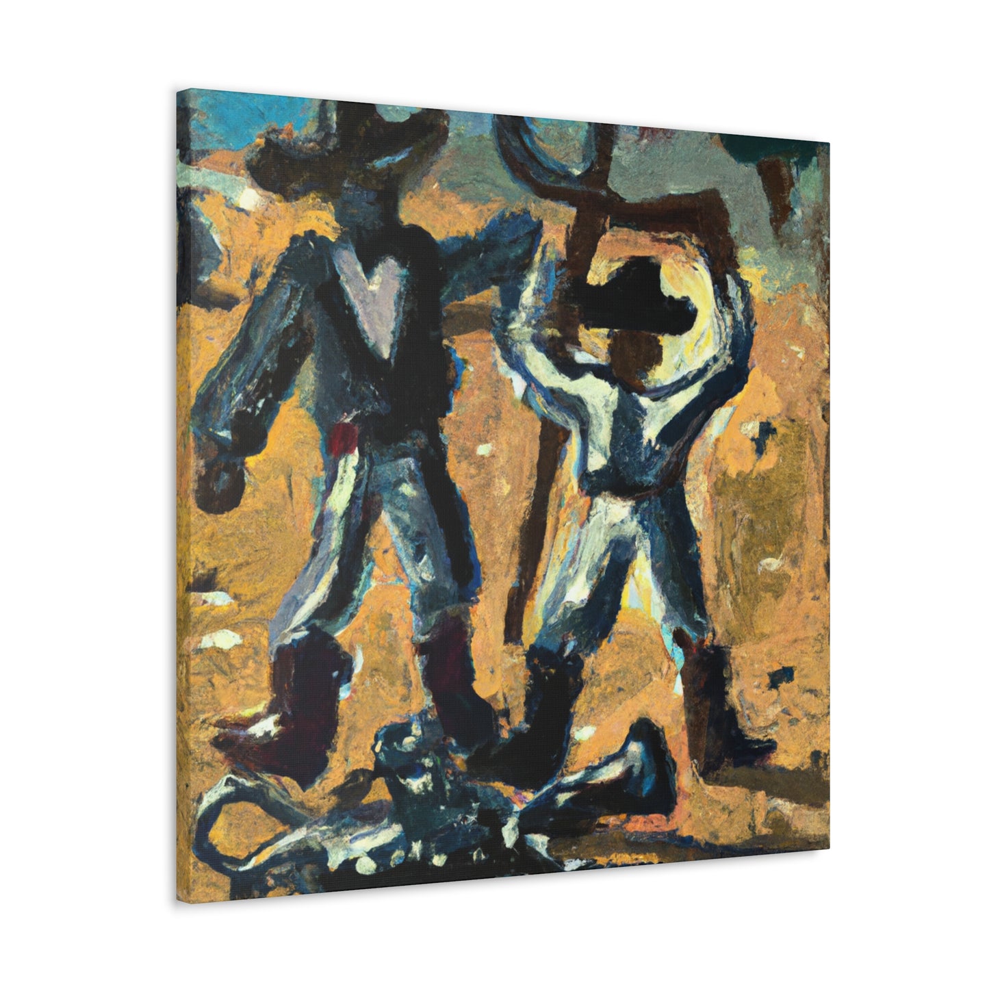 "Branding Iron Impressionism" - Canvas