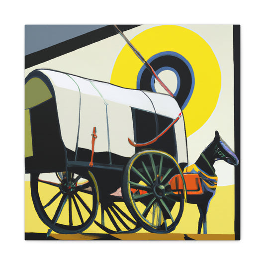 "Vintage Wagon Gala" - Canvas