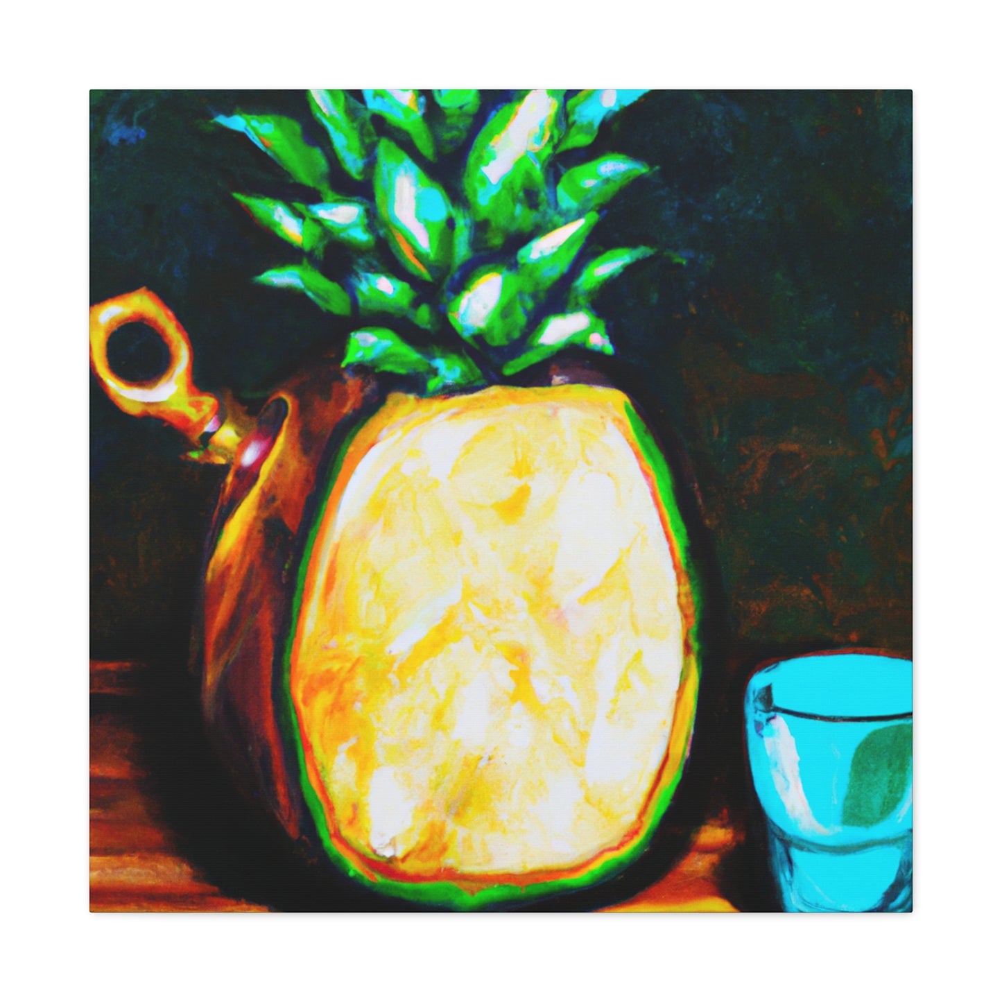 "Pineapple Dream Journey" - Canvas