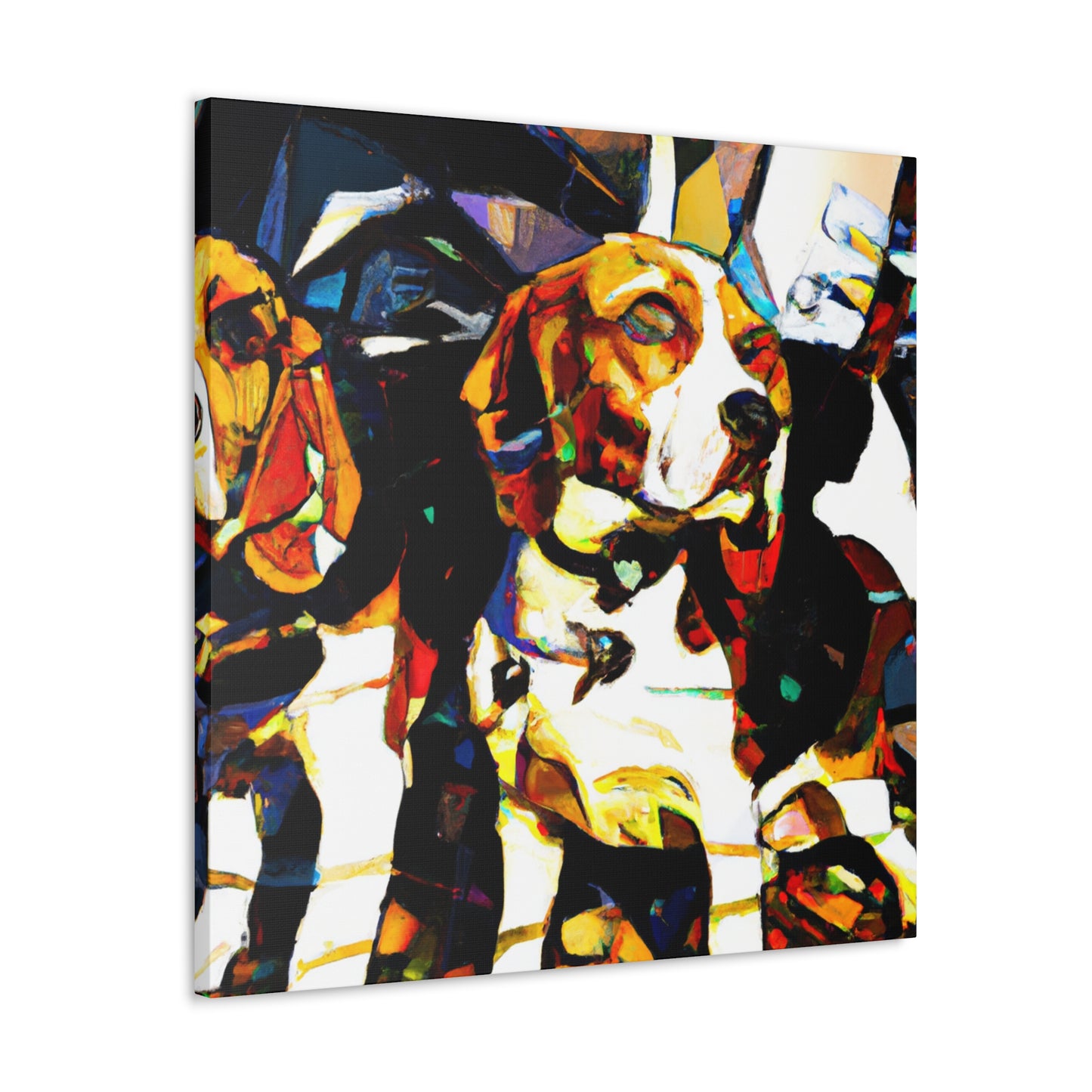 "Beagle in Expressionism" - Canvas