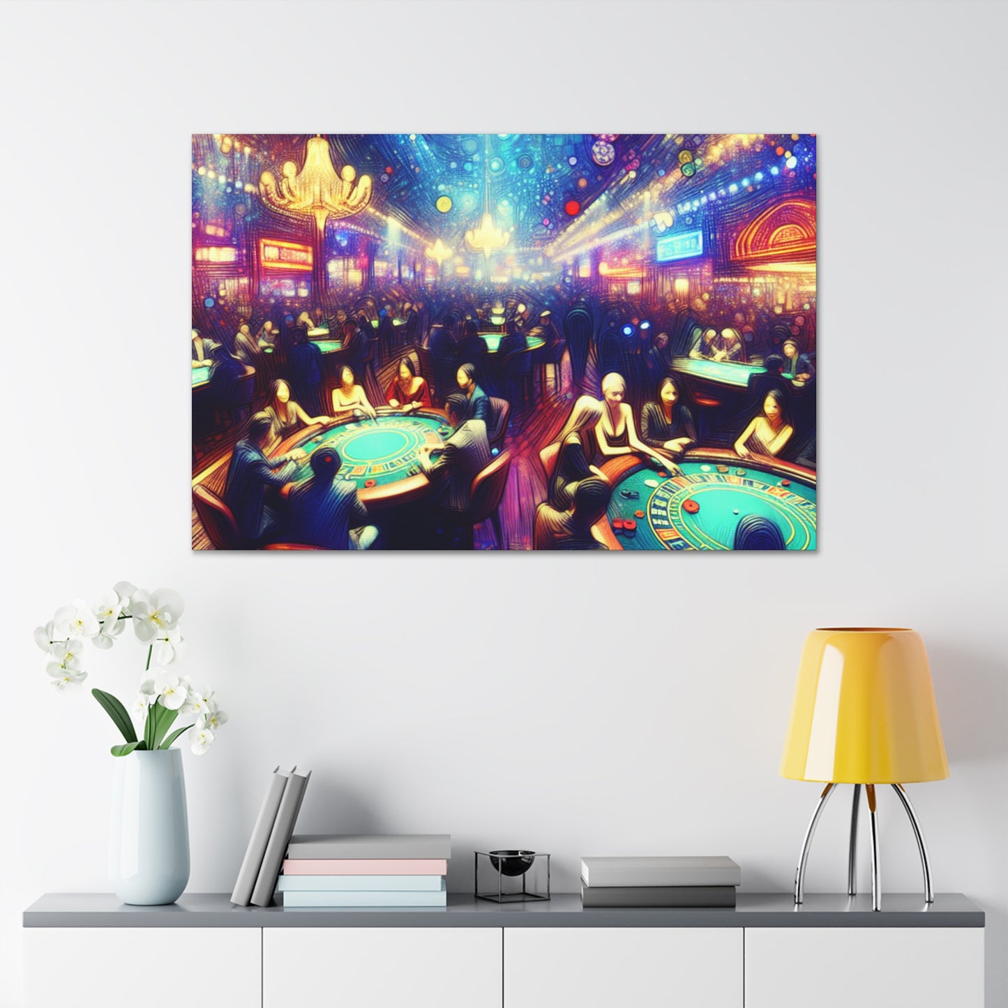 "Gambling Mirage Maze" - Canvas