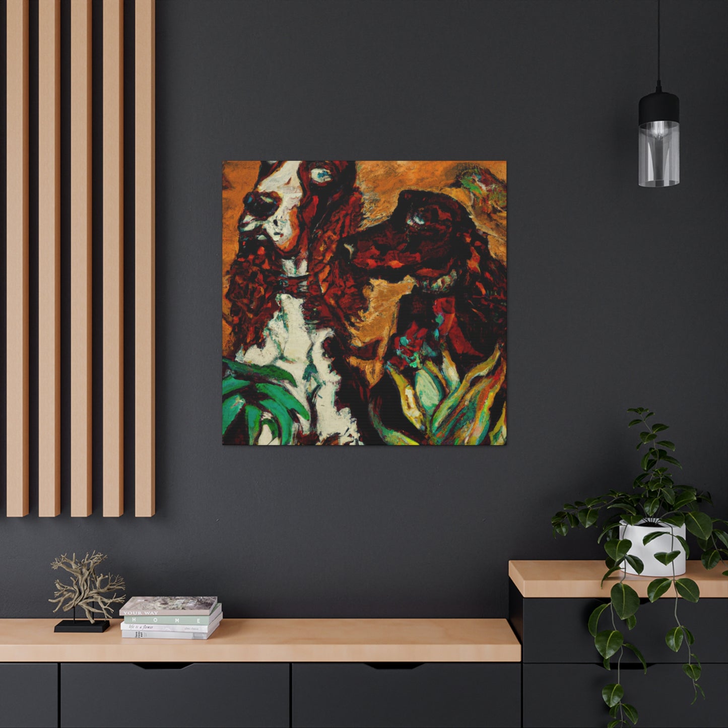 "Setter in Dream Land" - Canvas