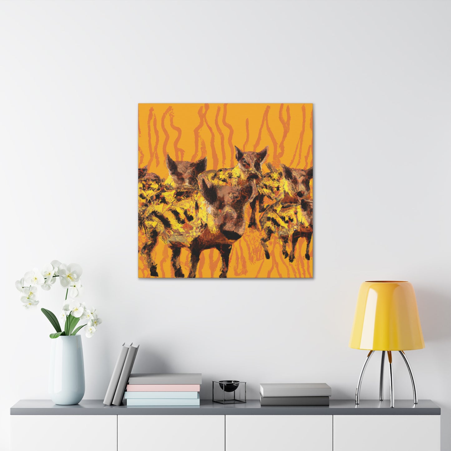 "Warthog War April Dream" - Canvas