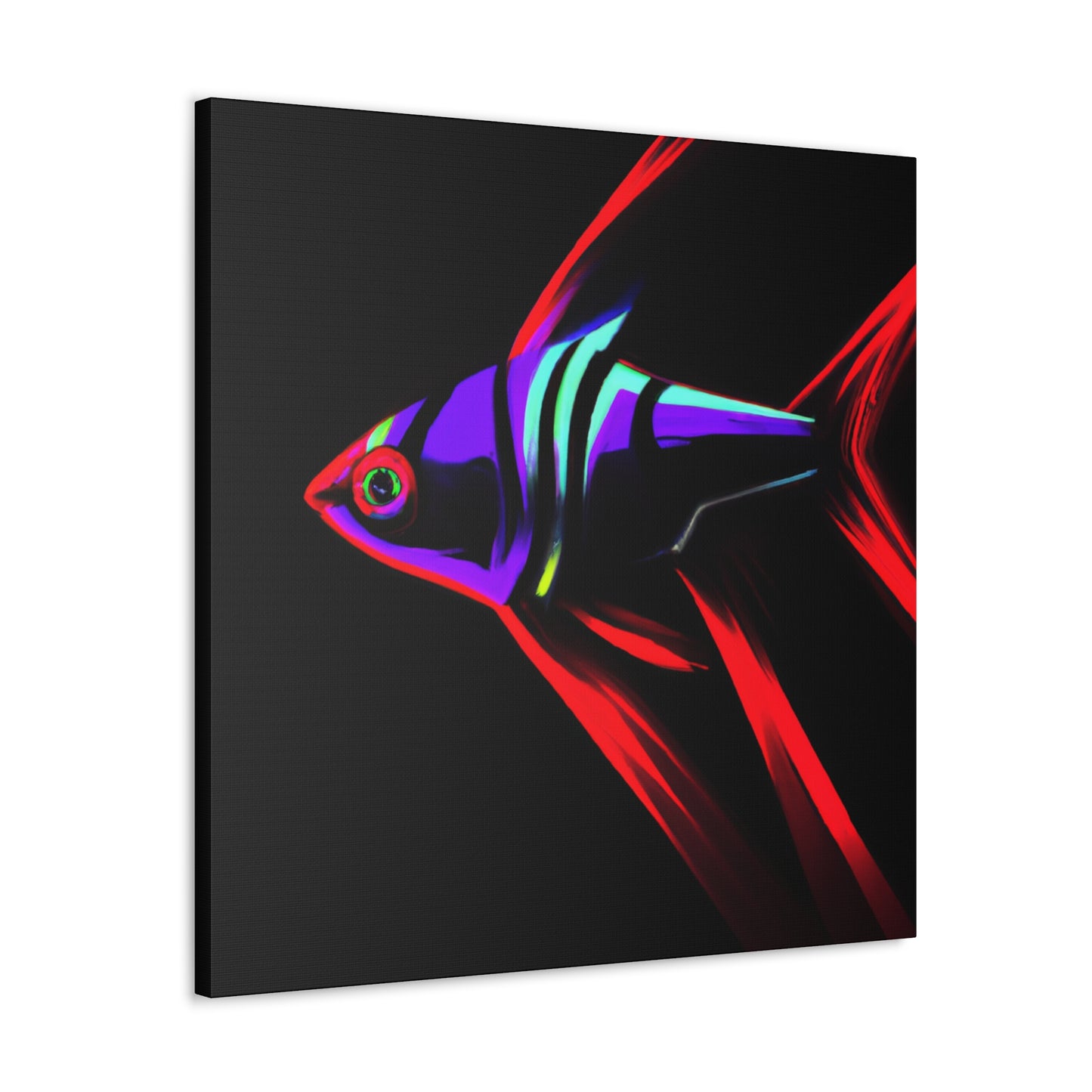 "Neon Tetra Singing Songs" - Canvas