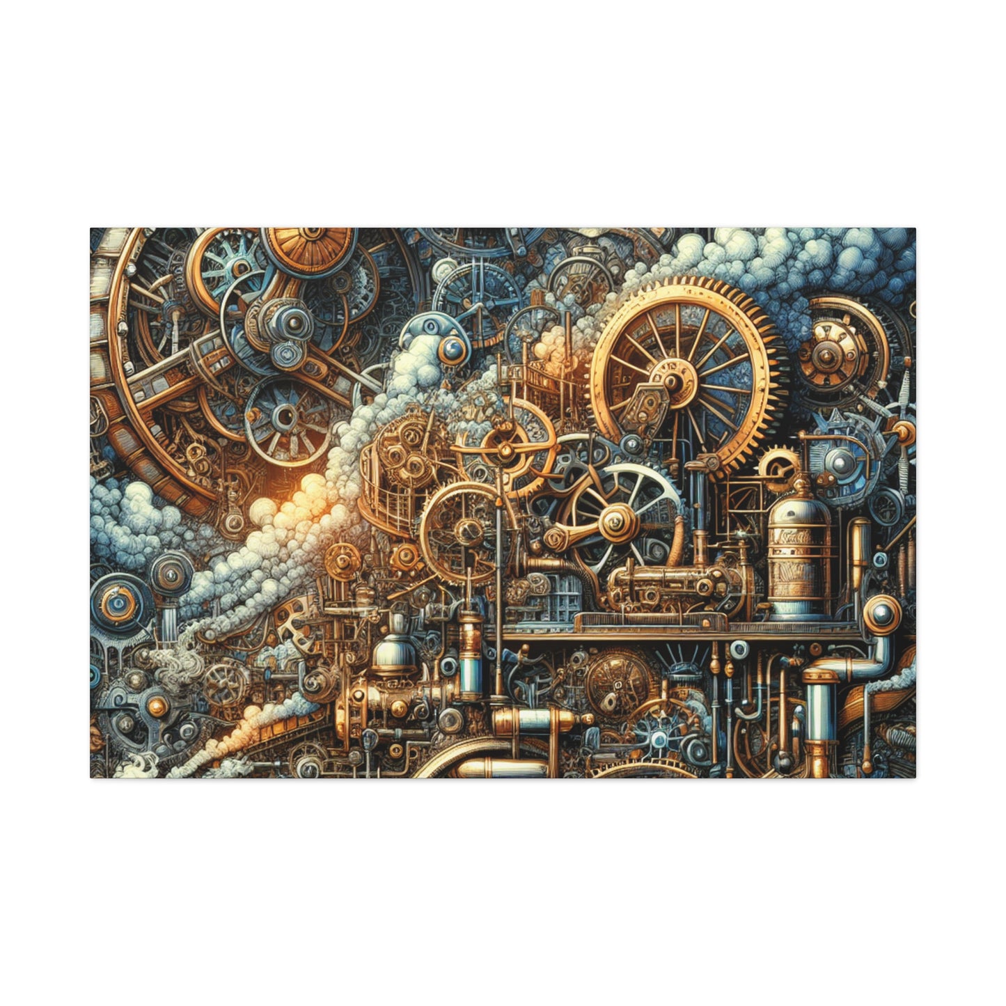 "Gears of Time’s Elixir" - Canvas