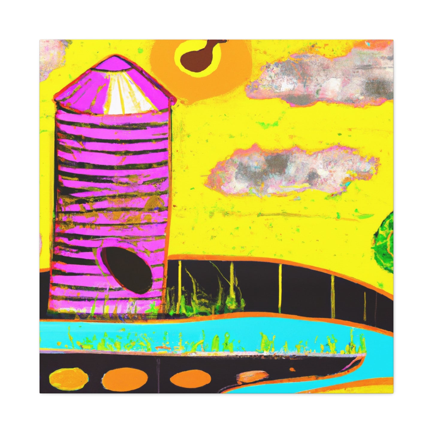 Silo of Colorful Dreams - Canvas