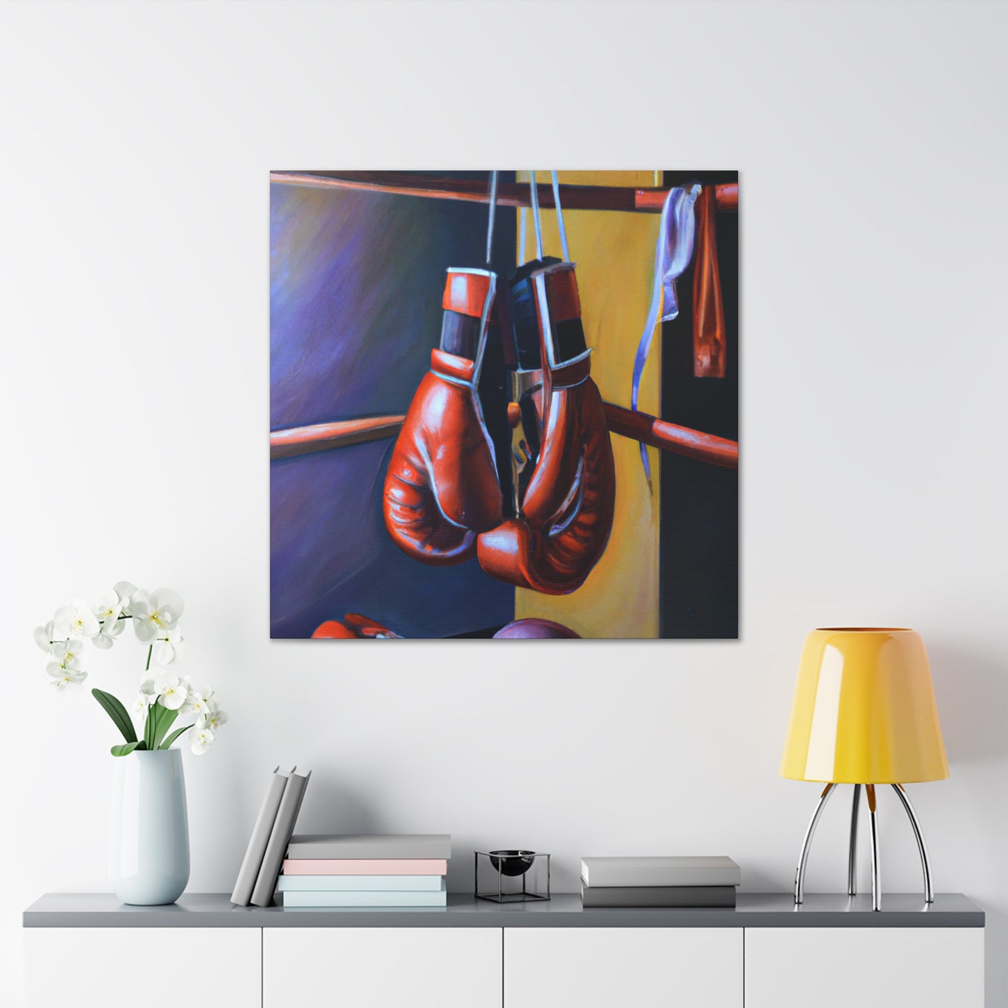 Boxing in Monochrome - Canvas