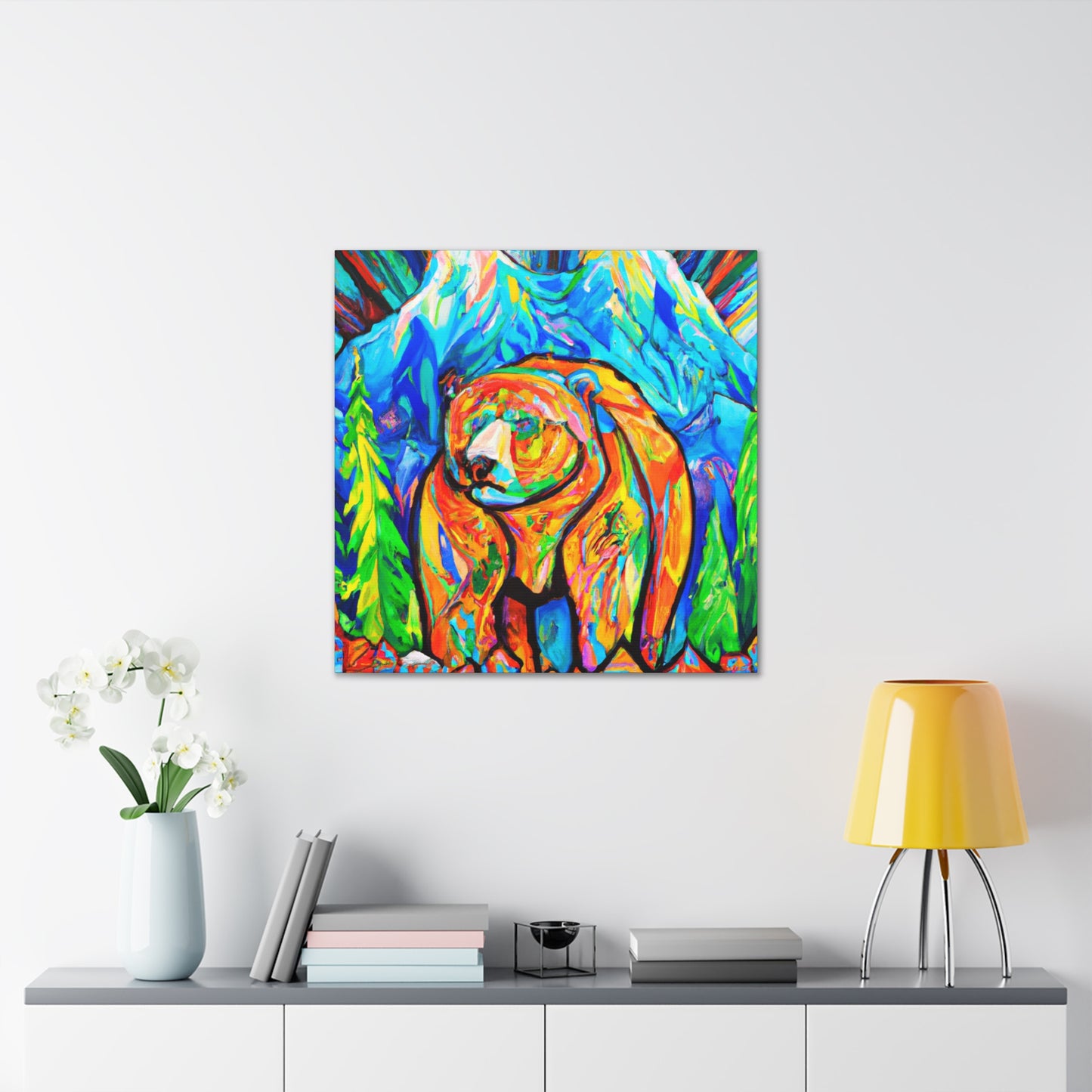 Bear with Dignity. - Canvas