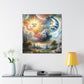 Gleaming Celestial Grins - Canvas