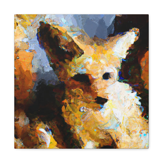 Fennec Fox Expressionism - Canvas