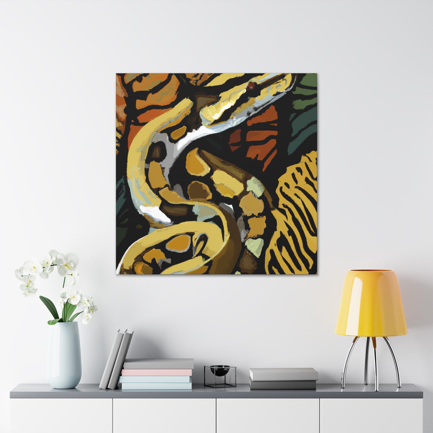 "Ball Python Conundrum" - Canvas