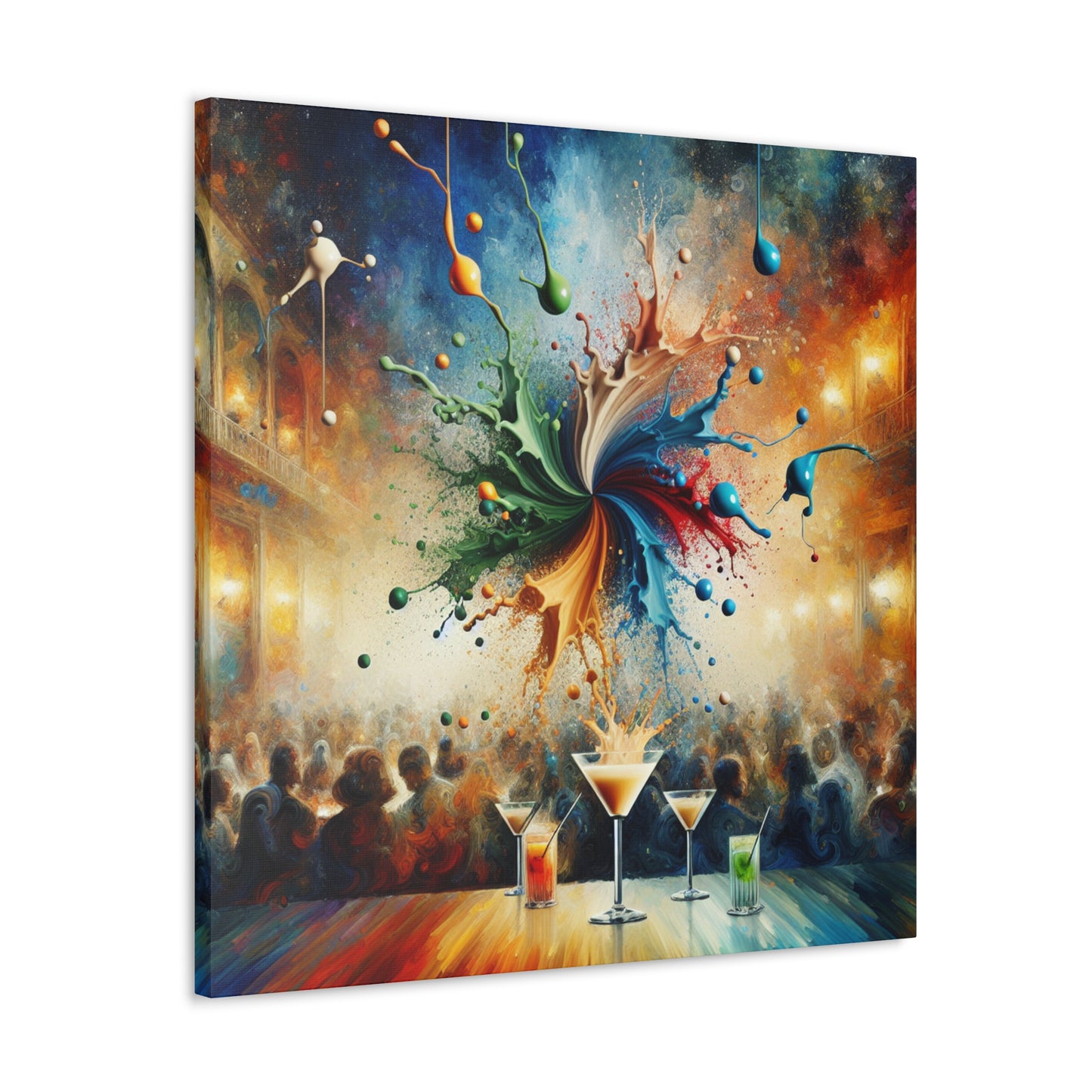 "Drinks of Renaissance Nights" - Canvas