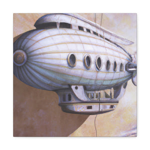 Blimp Over the Clouds - Canvas