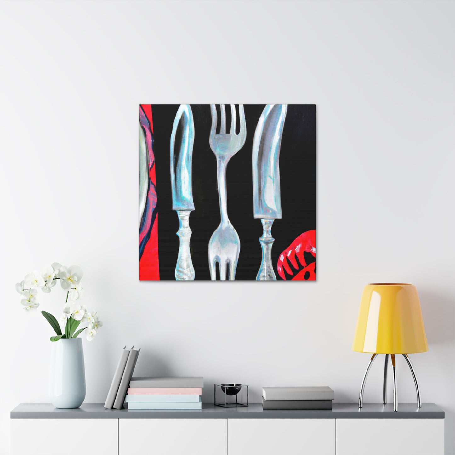 Forked Silver Utopia - Canvas