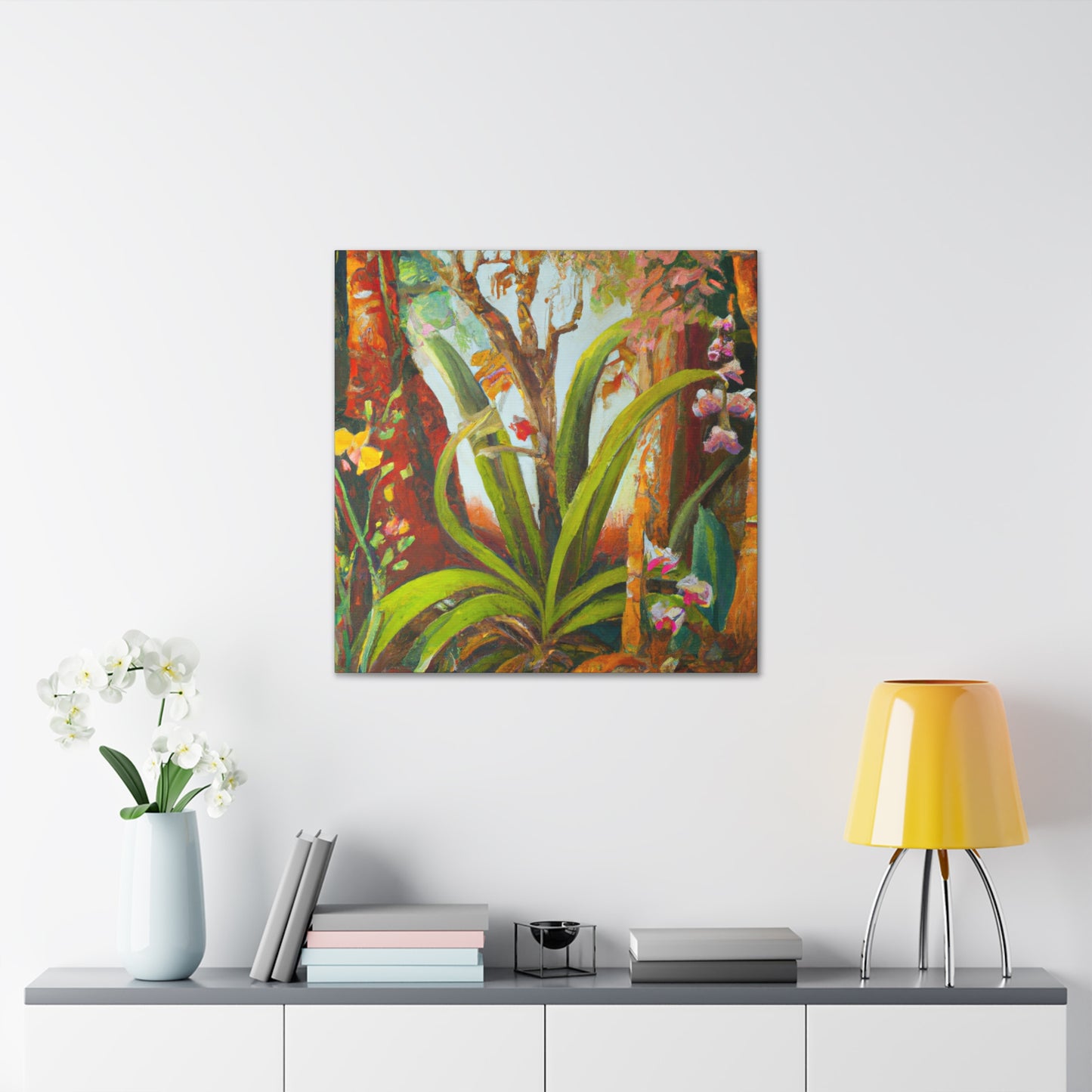 The Orchid's Splendor - Canvas